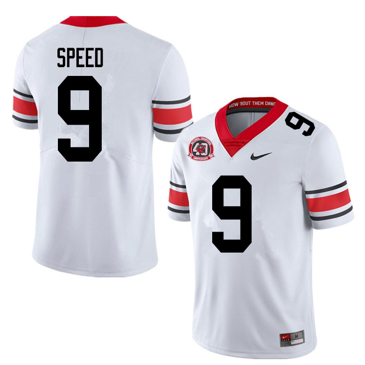 2020 Men #9 Ameer Speed Georgia Bulldogs 1980 National Champions 40th Anniversary College Football J - Click Image to Close
